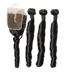 Super soft and smooth fumi 100 human hair brazilian unprocessed cuticle aligned virgin spring curl hair bundles8452788