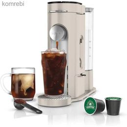 Coffee Makers Ninja PB041ST Pods Grounds Single-Serve Coffee Maker K-Cup Pod Compatible 56-oz. Reservoir 6-oz. Cup to 24-oz.L240105