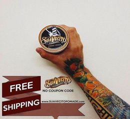 113g Suavecito Pomade Hair Waxes Strong Style Restoring Pomade Hair Gel Style Tools Firme Hold Big Skeleton Slicked Back Hair Oil 4312543