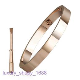 Fashion Bracelet Car tiress Ladies Rose Gold Silver Lady Bangle simple stainless steel bracelet card family five generations the same word With Original Box