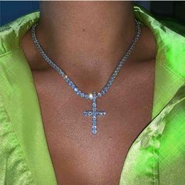 Religious punk ribbon Diamond Necklace DIY diamond chain by02243642678