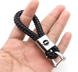 Keychains Car Accessories Business Keychain High Quality Braided Rope Pendant For Opel Corsa E Ampera Astra Insignia Combo Zafira 6987217