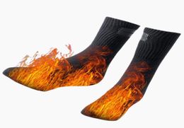 Sports Socks Electric Heated With Rechargeable Battery Warm Usb Charging Heating Adjustable Temperature Lithium2347977