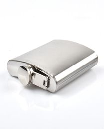 Classic Style 8oz 304 Stainless Steel Liquor Alcohol Flask Square Wine Bottle Hip Flasks6574103