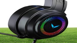 Headphones with Microphone for PC Controller Bass Surround Laptop Games Noise Cancelling Gaming Headset Flash Light Video game 7.1 7312075