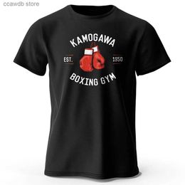 Men's T-Shirts Men's Oversized Boxing GYM T-Shirt KBG Print Anime Graphic Tees for Men Women Tops T240105