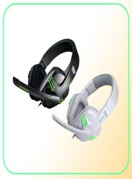 New KX101 35mm Wired Earphone Gaming Headset PC Gamer Stereo Headphone with Microphone for Computer Retail16412983190849