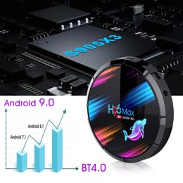 Box H96 MAX X3 8K Android 9.0 TV Box Amlogic S905X3 2.4G 5G Dual Brand Wifi Bluetooth 4GB 128GB Device