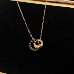 Designer Screw Pendant Necklace Love Series Fashion Luxury Jewelrys Carer Original Trendy 18K Gold Diamond for Women Men Necklace Silver Jewellery Necklaces 1I9X