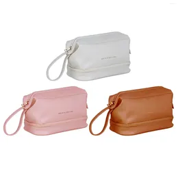 Cosmetic Bags Women Storage Bag Double Layer Multifunctional Makeup For Accessories Toiletries Brushes Set