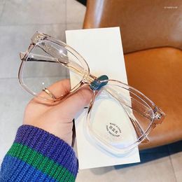 Sunglasses Frames Blue Light Blocking Eyeglasses Square Shape TR90 Material Men's Glasses Selling Frame