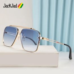 Sunglasses Jackjad 2021 Fashion Cool Men H Six Style Gradient Sunglasses Vintage Pilot Brand Design Sun Glasses Oculos De Sol 17302