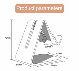 2017 Universal Aluminium Metal Mobile Phone Tablet Desk Holder Stand for Smart Cellphone for Kindle Ebook2740121