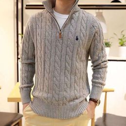 Mens sweater crew neck mile wile polo classic sweaters knit cotton Leisure warm sweatshirt jumper pullover46675