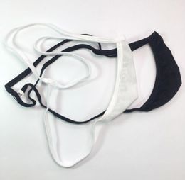 String Thong G2038 FUN Tiny Pouch Cannot Covered Shiny Sheer Polyester Micro Pouch Underwear7241695