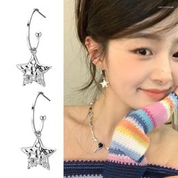 Dangle Earrings Y2K Irregular Star Small Hoop Punk Style Drop Statement Jewelry Gift For Women Girls