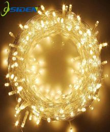 Outdoor string lights 20m 200LED decorative indoor lights with 8flash modes 220V fairy light for Christmas garden party wedding Y27862412