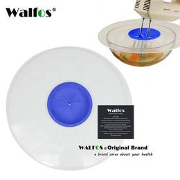 WALFOS Food Grade Silicone Bowl Whisks Screen Cover Egg Baking Splash Guard Pot Pan Cover Bowl Lids Kitchen Tools 240105