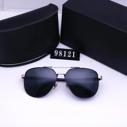 designer sunglasses for mens womens Classic luxury brand big lens design trend Cool universal sunglasses for men and women