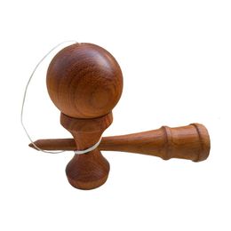 Upscale Cherry Wood Outdoor Sports Competition Skill Ball Exercise Hand-eye Coordination Toy Japanese Wooden Kendama Ball Toys 240105