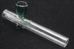 Colored Steamrollers glass hand glass smoking Colored Steamrollers hand pipes Lab smoking tobacco pipes with bowl ZZ