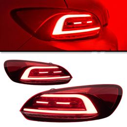 Auto Rear Lamp For VW Scirocco Tail light 2009-2014 Full LED Styling LED Running Lights Sequential Signal Taillight