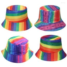 Berets Women Polyester Bucket Hat Cute Ladies Outdoor Sports Fisherman Cap For Teenagers Casual Spring Summer Sunscreen