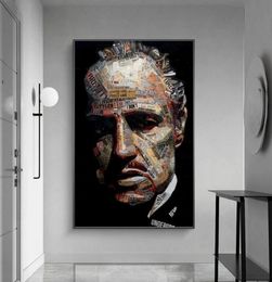 Wall Stickers Canvas Picture Godfather Modern Art Posters Abstract Paintings The Nordic Pictures Home Decor3692079