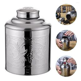 Storage Bottles Tea Sealed Canister Airtight Portable Container Case Loose Leaf Jar Food Containers With Lids