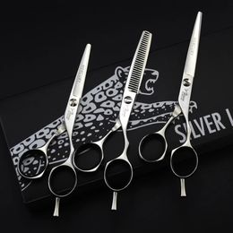 55 6 440C Original Professional Hairdressing Scissors Thinning Shears Salon Cutting Hair Drop 01# 240104