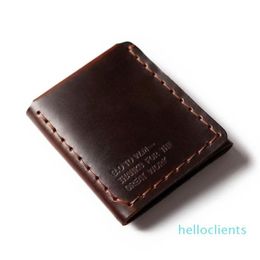 Genuine Leather Wallet Men The Secret Life Of Walter Mitty Cow Leather Wallet Vintage Crazy Horse Handmade Wallet J1907183032