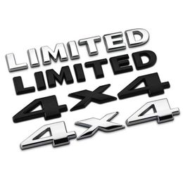 Car Stickers 3D Metal Car Trunk Badge Stickers For Jeep 4X4 Limited Letters Emblem Grand Cherokee Compass Renegade 2006 2011 Accessories