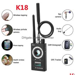 Camera Detector K18 1Mhz65Ghz Mtifunction Antispy Gsm O Bug Finder Gps Signal Lens Rf Tracker Detect Wireless 230221 Drop Delivery Dhcsy