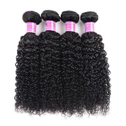Wefts Brazilian virgin human hair wefts bundles Kinkly Curly natural Colour 100% unprocessed hair weaves extensions 8 28 inch drop shipp