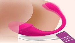 Sex toy massager Toys Woman Bluetooth Bullet Vibrator Wireless App Remote Control Vibrating Panties Couple Vaginal Massage Ball2031587428