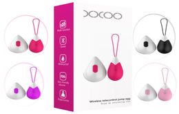 Rechargable Vibrating Egg Kegel Balls Waterproof Gspot Vibrator Vaginal Balls 10 Speed Vibrating Massager Sex Toys for Women2881881