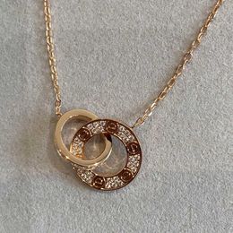 Designer Screw Pendant Necklace Love Series Fashion Luxury Jewelrys Carer Original Trendy 18K Gold Diamond for Women Men Necklace Silver Jewellery Necklaces 8XIU