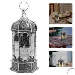 Candle Holders Ramadan Lanterns Diwali Decorations Chandelier Ornament Ornaments Creative Lamp Decorate Drop Delivery Home Garden Dhykm