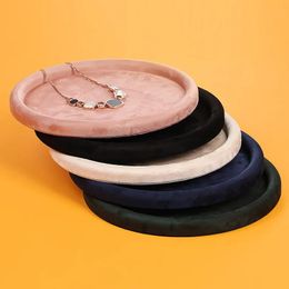 Display Pink Blue Black Veet Ring Bracelet Earring Organiser Tray Ewelry Display Photo Show Props 25cm Blank Trays