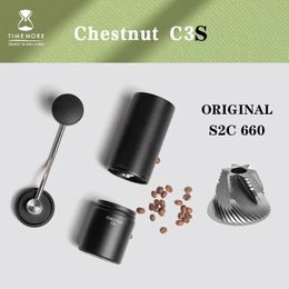 TIMEMORE Chestnut C3S ESP High Precision Grinding Manual Coffee Grinder S2C660 Burr Inside All Metal Body Portable Hand 240104