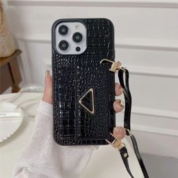 Designer Lanyard Crossbody Phone Cases For iphone 15promax 15 15plus 14pro 14 13promax 13 12 12pro 11 PU Leather protection Shell fashion card bag coin purse case