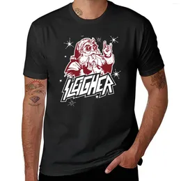 Men's Polos Sleigher Santa T-Shirt Funny T Shirt Plain Anime Mens Graphic T-shirts