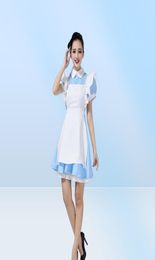 Halloween Maid Costumes Womens Adult Alice in Wonderland Costume Suit Maids Lolita Fancy Dress Cosplay Costume for Women Girl Y0829078611