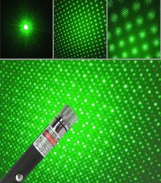 2 in 1 Star Cap Pattern 532nm 5mw Green Laser Pointer Pen with stars head lazer kaleidoscope light Christmas Gift High Quality FAS7311419