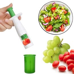 Creative Grape Tomato Cutter Slicer Small Fruit Splitter Tools for Kitchen Salad Baking Cooking Accessories Manual Cut Gadget 240105