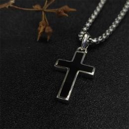 Chokers Box Chain Designer Luxury Necklaces Dy Sterling Collection Classic Gemstone Cross Six Star Sword Men and Women Couple Necklace Jew