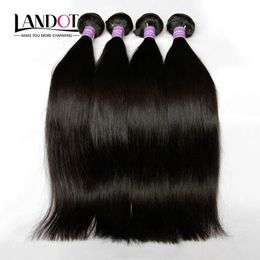 Wefts Peruvian Straight Hair 100% Unprocessed Peruvian Human Hair Weave Bundles Grade 8A Peruvian Hair Extensions 3Pcs Lot Natural Colour