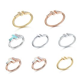 Designer Ring Women's Gold Ring 18K Gold plated Women's Men's Wedding Ring Pearl Diamond Ring Titanium silver Rose Gold Rrqk