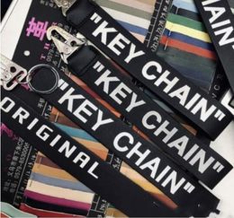 Selling 11 Style Colours Keychain Wild Canvas Phone Keychain Multi Wrist Camera Jeans Pendant Car Keychains Supply Whole7521440