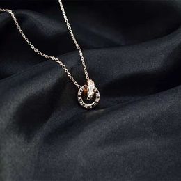 Designer Screw Pendant Necklace Love Series Fashion Luxury Jewelrys Carer Original Trendy 18K Gold Diamond for Women Men Necklace Silver Jewellery Necklaces 8AMR